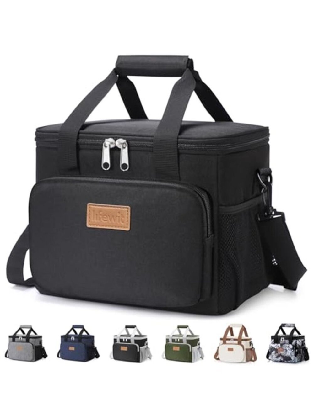 Medium Lunch Bag, Insulated Lunch Box, Soft Cooler Cooling Tote for Women men